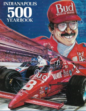 CARL HUNGNESS - THE INDIANAPOLIS 500 YEARBOOK 1986